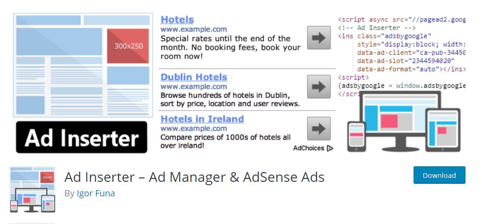 Ad Inserter WordPress Plugin
