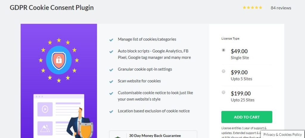 GDPR Cookie Consent WordPress Plugin