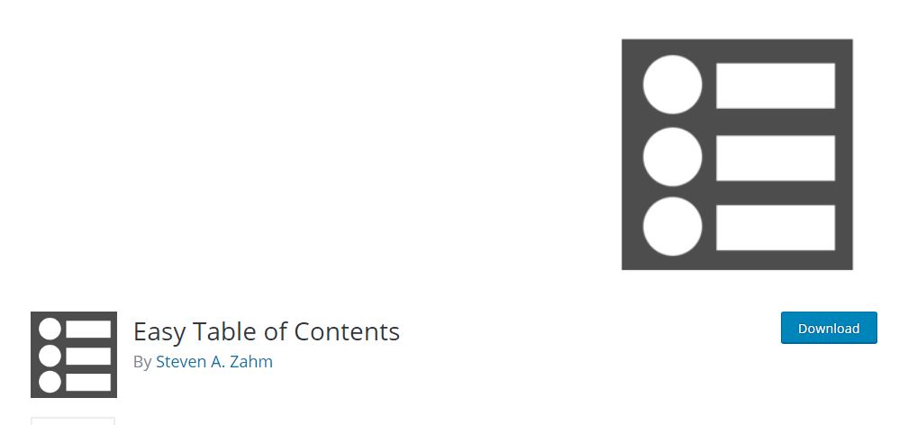 Table of Contents WordPress Plugin