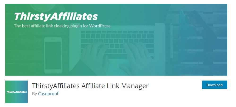 Thristy Affiliates WordPress Plugin for Link Cloaking