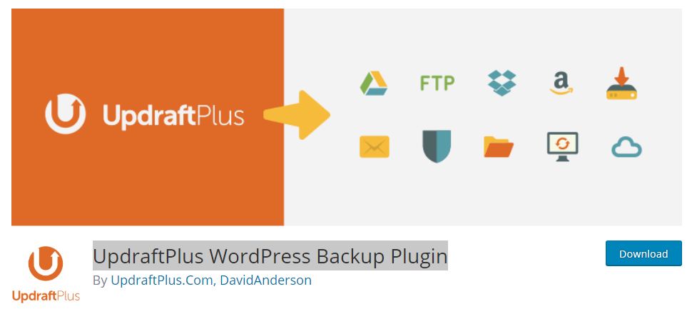 UpdraftPlus WordPress Backup Plugin