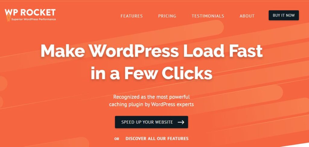 WP Rocket WordPress cache plugin