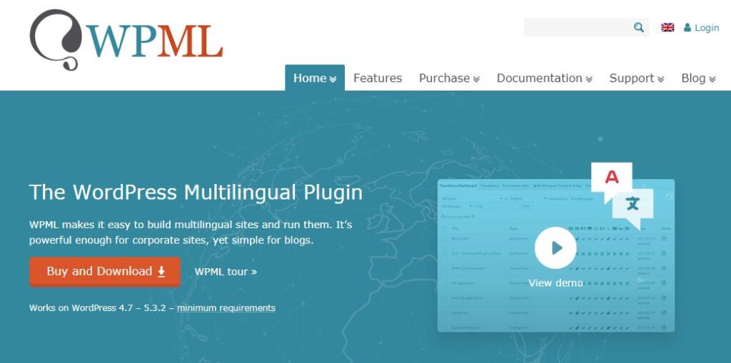 WPML WordPress plugin