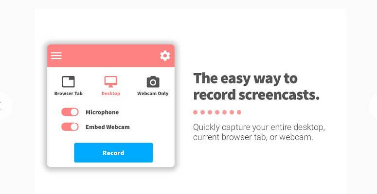 Screencastify google chrome extension for video marketers