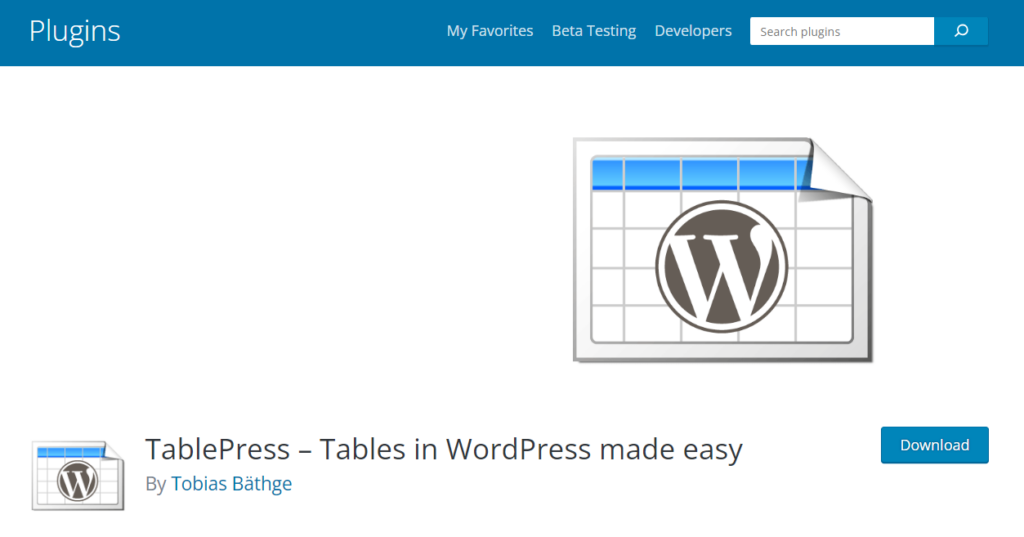 best wordpress table plugins